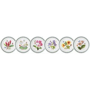 Portmeirion Exotic Botanic Garden Plate Set, 20cm green/pink/white