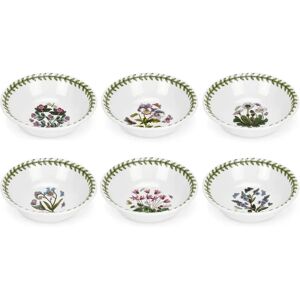 Portmeirion Botanic Garden Mini Bowls white 4.1 H x 12.5 W x 12.5 D cm