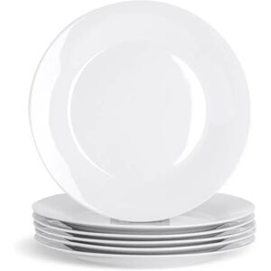 Argon Tableware - Classic Dinner Plates - 27cm - White white