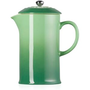 Le Creuset Stoneware Cafetiere with Metal Press 1L green