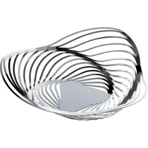 Alessi 18/10 Stainless Steel Fruit Bowl gray 7.0 H x 26.0 W x 26.0 D cm