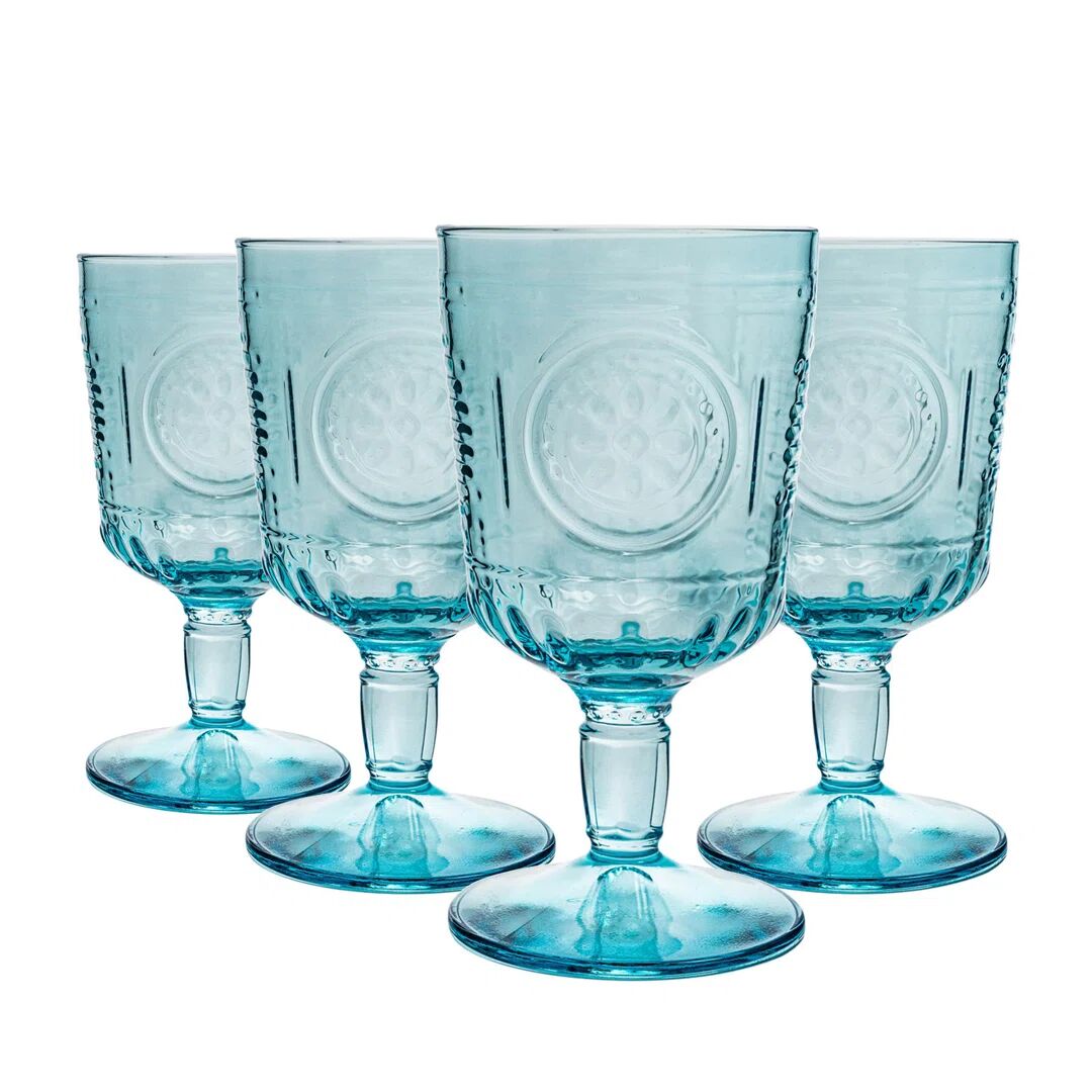 Bormioli Rocco Romantic Wine Glasses blue 15.0 H x 8.5 W cm