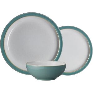 Denby Elements 12 Piece Dinnerware Set, Service for 4 green