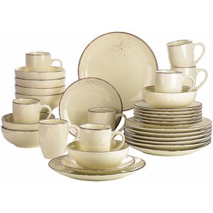 Vancasso 32 Piece Dinnerware Set, Service for 8 Cream 32