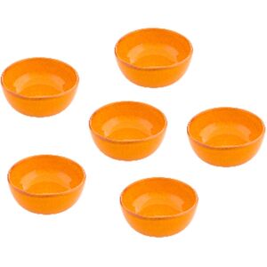 17 Stories Verano Selena Handmade Ceramic Dessert Bowl Orange 17 Stories Verano Selena Handmade Ceramic Dessert Bowl Orange