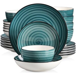 Vancasso 24 Piece Dinnerware Set, Service for 6 Green 24 Vancasso 24 Piece Dinnerware Set, Service for 6 Green 24