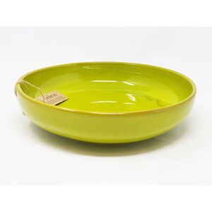 Latitude Vive Cateluta Ceramic Bowl Lime Green 76.2cm W Latitude Vive Cateluta Ceramic Bowl Lime Green 76.2cm W