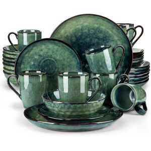 Vancasso 32 Piece Dinnerware Set, Service for 8 Grey/Green 32 Vancasso 32 Piece Dinnerware Set, Service for 8 Grey/Green 32