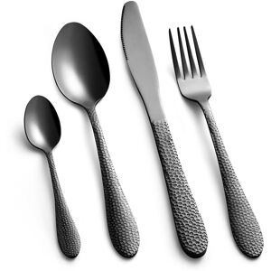 Metro Latitude Run Gilbertsville 16 Piece Stainless Steel Cutlery Set , Service for 4 Black 16 Metro Latitude Run Gilbertsville 16 Piece Stainless Steel Cutlery Set , Service for 4 Black 16