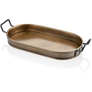 Canora Grey Astrit Tray Gold 5cm H x 54cm W x 23cm D Canora Grey Astrit Tray Gold 5cm H x 54cm W x 23cm D