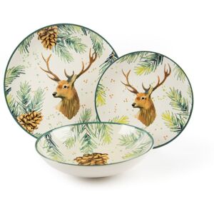 Excelsa Nordic Dinnerware - Set of 12 Multicolor 12 Excelsa Nordic Dinnerware - Set of 12 Multicolor 12