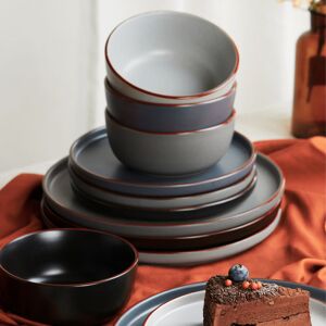 Latitude Run 12-Piece Stoneware Dinnerware Set - Service For 4 Multicolour 12 Latitude Run 12-Piece Stoneware Dinnerware Set - Service For 4 Multicolour 12