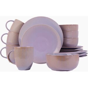 Waterside 16pc Reactive Glaze Dinner Set Purple 16 Waterside 16pc Reactive Glaze Dinner Set Purple 16