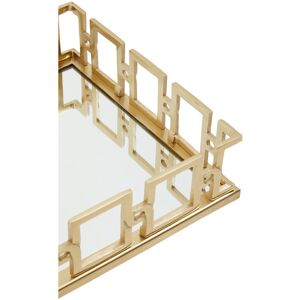 Canora Grey Jaymes Vanity Tray Gold 46cm W X 31cm D X 9cm H Canora Grey Jaymes Vanity Tray Gold 46cm W X 31cm D X 9cm H