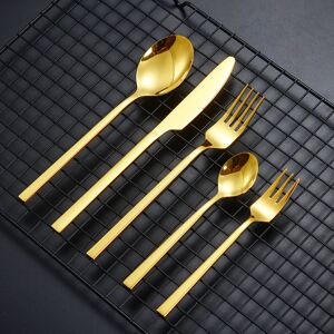 MALACASA 30 Piece Cutlery Set, Service for 6 Gold 30 MALACASA 30 Piece Cutlery Set, Service for 6 Gold 30