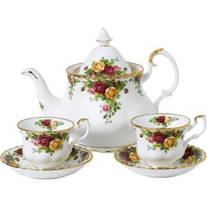 Royal Albert, Old Country Roses - 3 Piece Tea Set, Service for 2 Green;Red;Yellow 1,250ml Royal Albert, Old Country Roses - 3 Piece Tea Set, Service for 2 Green;Red;Yellow 1,250ml
