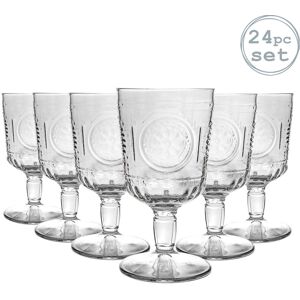 Bormioli Rocco Romantic Wine Glasses - 320ml Clear 24 Bormioli Rocco Romantic Wine Glasses - 320ml Clear 24
