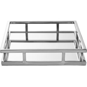 Fairmont Park Thaddeus Serving Tray Silver 33cm W X 33cm D X 6cm H Fairmont Park Thaddeus Serving Tray Silver 33cm W X 33cm D X 6cm H