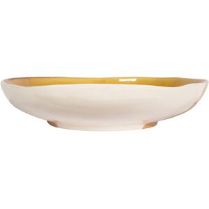 Metro Ceramic / Porcelain Decorative Bowl 1 Yellow 1 Metro Ceramic / Porcelain Decorative Bowl 1 Yellow 1
