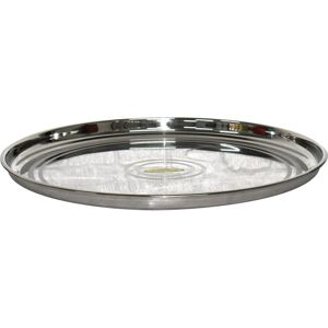 Sterling Ventures Stainless Steel Tray Silver 4cm H x 60cm W x 60cm L Sterling Ventures Stainless Steel Tray Silver 4cm H x 60cm W x 60cm L