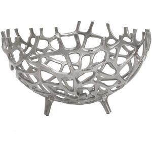 Canora Grey Darsh Aluminum Decorative Bowl Silver 22cm H x 38cm W x 38cm D Canora Grey Darsh Aluminum Decorative Bowl Silver 22cm H x 38cm W x 38cm D