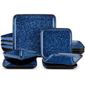 Vancasso 12-Piece Stoneware Dinner Sets{4 Blue 12 Vancasso 12-Piece Stoneware Dinner Sets{4 Blue 12