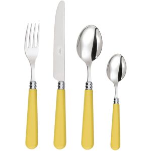 CAPDECO Altea 24 Piece Cutlery Set, Service for 6 Yellow 24 CAPDECO Altea 24 Piece Cutlery Set, Service for 6 Yellow 24