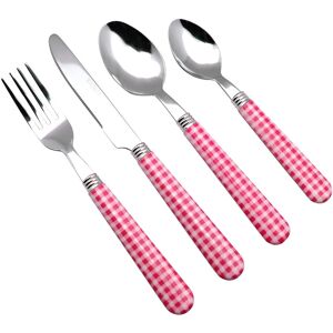 Brambly Cottage Otway 24 Piece Cutlery Set , Service for 6 Pink 24 Brambly Cottage Otway 24 Piece Cutlery Set , Service for 6 Pink 24