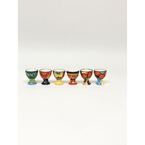 Latitude Vive Annique Round Ceramic Egg Cups Blue;Green;Red;Yellow Latitude Vive Annique Round Ceramic Egg Cups Blue;Green;Red;Yellow