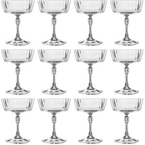 Bormioli Rocco America '20s Champagne Cocktail Saucers - 275ml Clear 12 Bormioli Rocco America '20s Champagne Cocktail Saucers - 275ml Clear 12