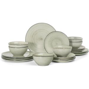 Richmount 18 Piece Stoneware Dinnerware Set - Service for 6 Castle Wall 18 Richmount 18 Piece Stoneware Dinnerware Set - Service for 6 Castle Wall 18