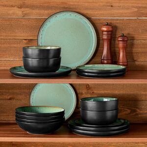 Vancasso 16-Piece Dinnerware set for 4 Green 16 Vancasso 16-Piece Dinnerware set for 4 Green 16