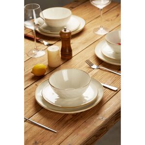 Brayden Studio 18 Piece Stoneware Dinnerware Set - Service for 6 Vanilla White 12 Brayden Studio 18 Piece Stoneware Dinnerware Set - Service for 6 Vanilla White 12