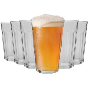 Duralex - Picardie Highball Cocktail Glasses - Glass Tumblers Clear 12/500 Duralex - Picardie Highball Cocktail Glasses - Glass Tumblers Clear 12/500