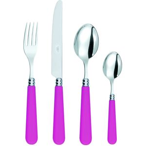 CAPDECO Altea 24 Piece Cutlery Set, Service for 6 Pink 24 CAPDECO Altea 24 Piece Cutlery Set, Service for 6 Pink 24