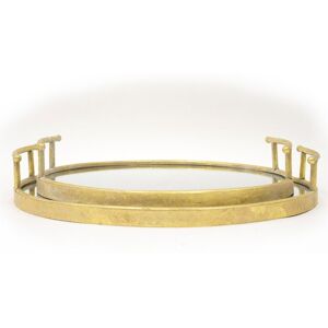 Fairmont Park Salunga 3 Piece Serving Tray Set Gold 42cm W X 42cm D X 65cm H Fairmont Park Salunga 3 Piece Serving Tray Set Gold 42cm W X 42cm D X 65cm H