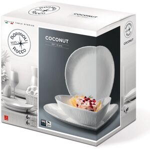 Symple Stuff Bormioli Rocco Coconut 18 Piece Opal Glass Place Setting, Service for 6 White 18 Symple Stuff Bormioli Rocco Coconut 18 Piece Opal Glass Place Setting, Service for 6 White 18