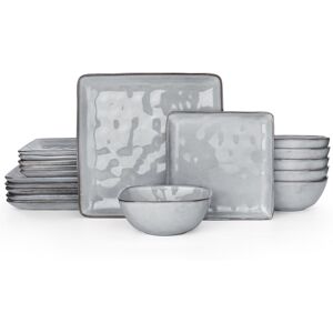Fairmont Park 18 Piece Stoneware Dinnerware Set - Service for 6 Grey 18 Fairmont Park 18 Piece Stoneware Dinnerware Set - Service for 6 Grey 18