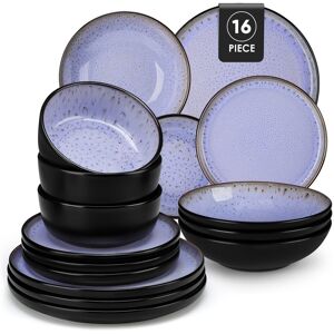Vancasso 16-Piece Dinnerware set for 4 Purple 16 Vancasso 16-Piece Dinnerware set for 4 Purple 16