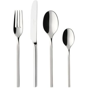 Villeroy & Boch NewWave 24 Piece 18/10 Stainless Steel Cutlery Set, Service for 6 Silver 24 Villeroy & Boch NewWave 24 Piece 18/10 Stainless Steel Cutlery Set, Service for 6 Silver 24