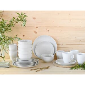 Creatable Luna weiss 24 Piece Bone China Dinnerware Set, Service for 6 White 24 Creatable Luna weiss 24 Piece Bone China Dinnerware Set, Service for 6 White 24