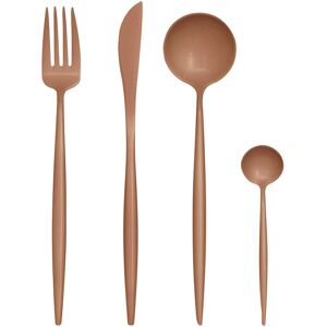 Symple Stuff Laith 16 Piece Cutlery Set, Service for 4 Matte Pink 16 Symple Stuff Laith 16 Piece Cutlery Set, Service for 4 Matte Pink 16
