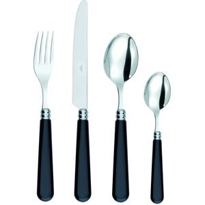 CAPDECO Altea 24 Piece Cutlery Set, Service for 6 Black 24 CAPDECO Altea 24 Piece Cutlery Set, Service for 6 Black 24