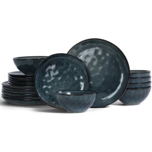 Brayden Studio 18 Piece Stoneware Dinnerware Set - Service for 6 Deep Forest 12 Brayden Studio 18 Piece Stoneware Dinnerware Set - Service for 6 Deep Forest 12