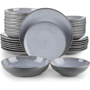 Vancasso Dinnerware - Set of 32 Grey 32 Vancasso Dinnerware - Set of 32 Grey 32