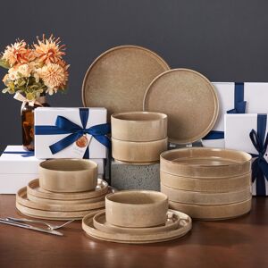 Vancasso 16-Piece Dinnerware set for 4 brown Vancasso 16-Piece Dinnerware set for 4 brown