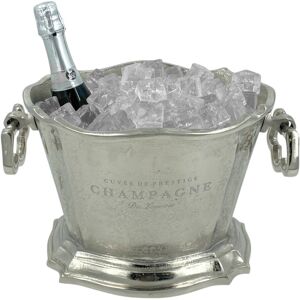 Chabrias Ltd Deluxe Vintage Royal Champagne Cooler Ice Bucket, Wine, Prosecco, Felt Base, Cast Aluminium, Heavy Duty, Parties, Party Events, Catering, Elegant Wedd Silver 24.8cm H X 40cm W X 25.7cm D Chabrias Ltd Deluxe Vintage Royal Champagne Cooler Ice Bucket, Wine, Prosecco, Felt Base, Cast Aluminium, Heavy Duty, Parties, Party Events, Catering, Elegant Wedd Silver 24.8cm H X 40cm W X 25.7cm D