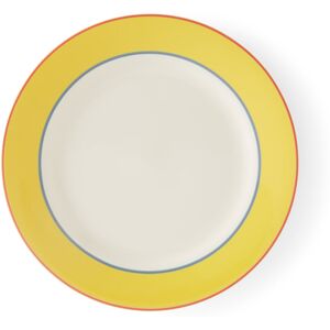 Kit Kemp, Calypso - Bone China Dinner Plates Yellow 29.3cm W X 29cm W Kit Kemp, Calypso - Bone China Dinner Plates Yellow 29.3cm W X 29cm W