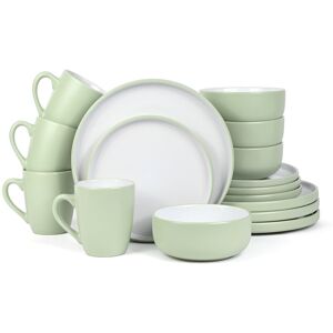 Waterside 16pc Pastel 2tone Green 16 Waterside 16pc Pastel 2tone Green 16