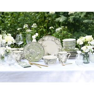 Creatable Adelaide, dinnerware set 16 pieces White/Green 16 Creatable Adelaide, dinnerware set 16 pieces White/Green 16